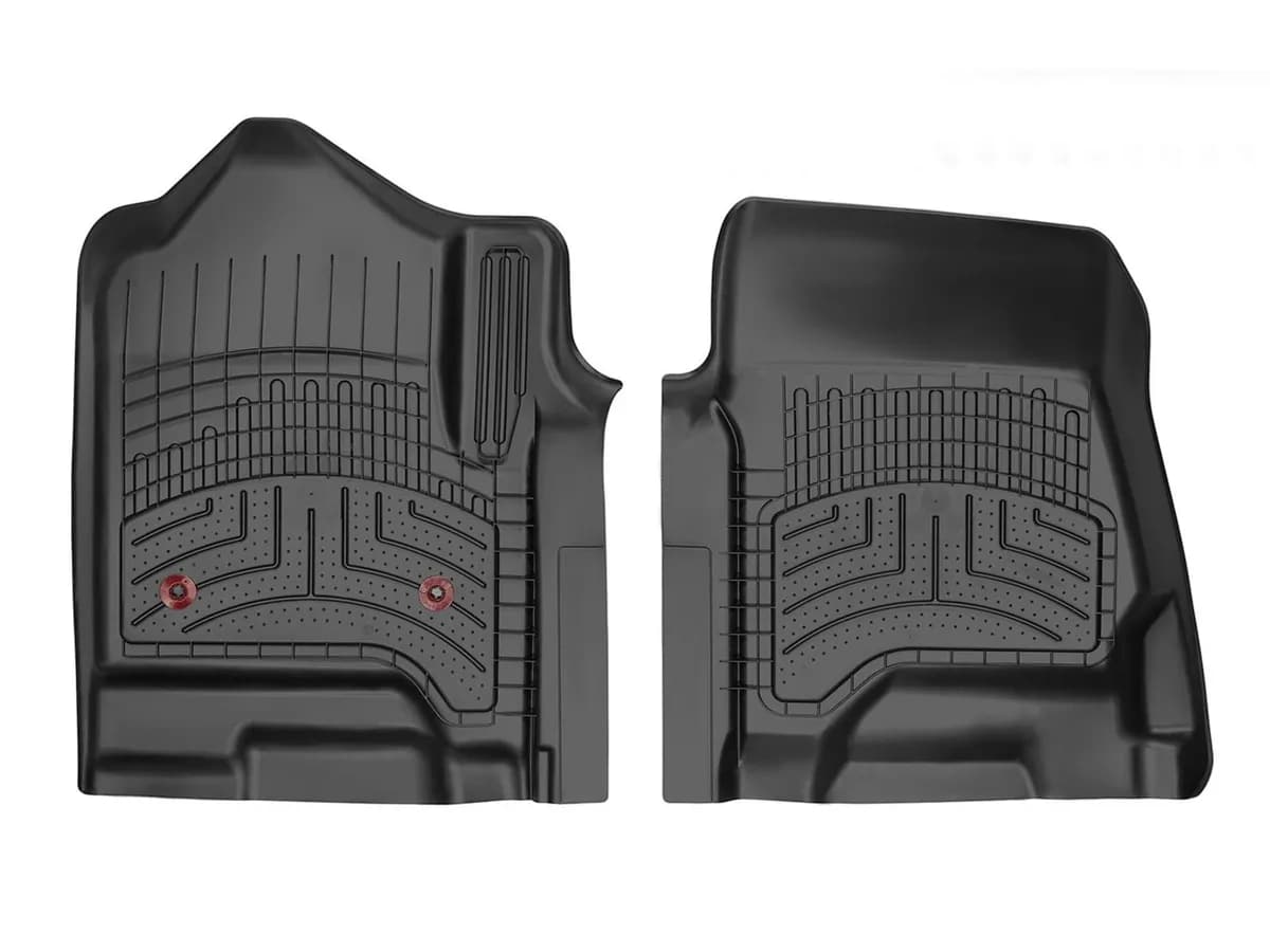 Black Front 3D Floor Mats GMC SierraSierra Denali 1500 2008 - 2013