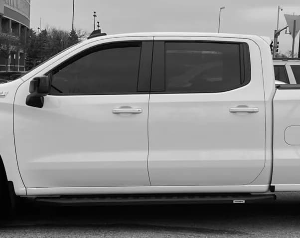 19c Silverado 1500/Sierra 1500 Crew Cab Rb20 Steel Running Boards W/Black Textured Powdercoat
