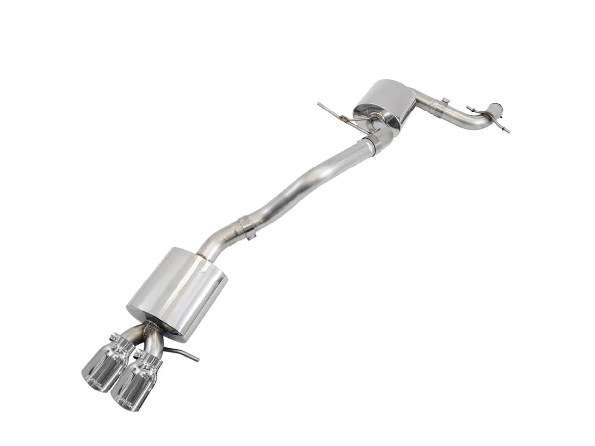 AWE Track Edition Exhaust for MK6 GLI 2.0T - MK6 Jetta 1.8T - Diamond Black Tips