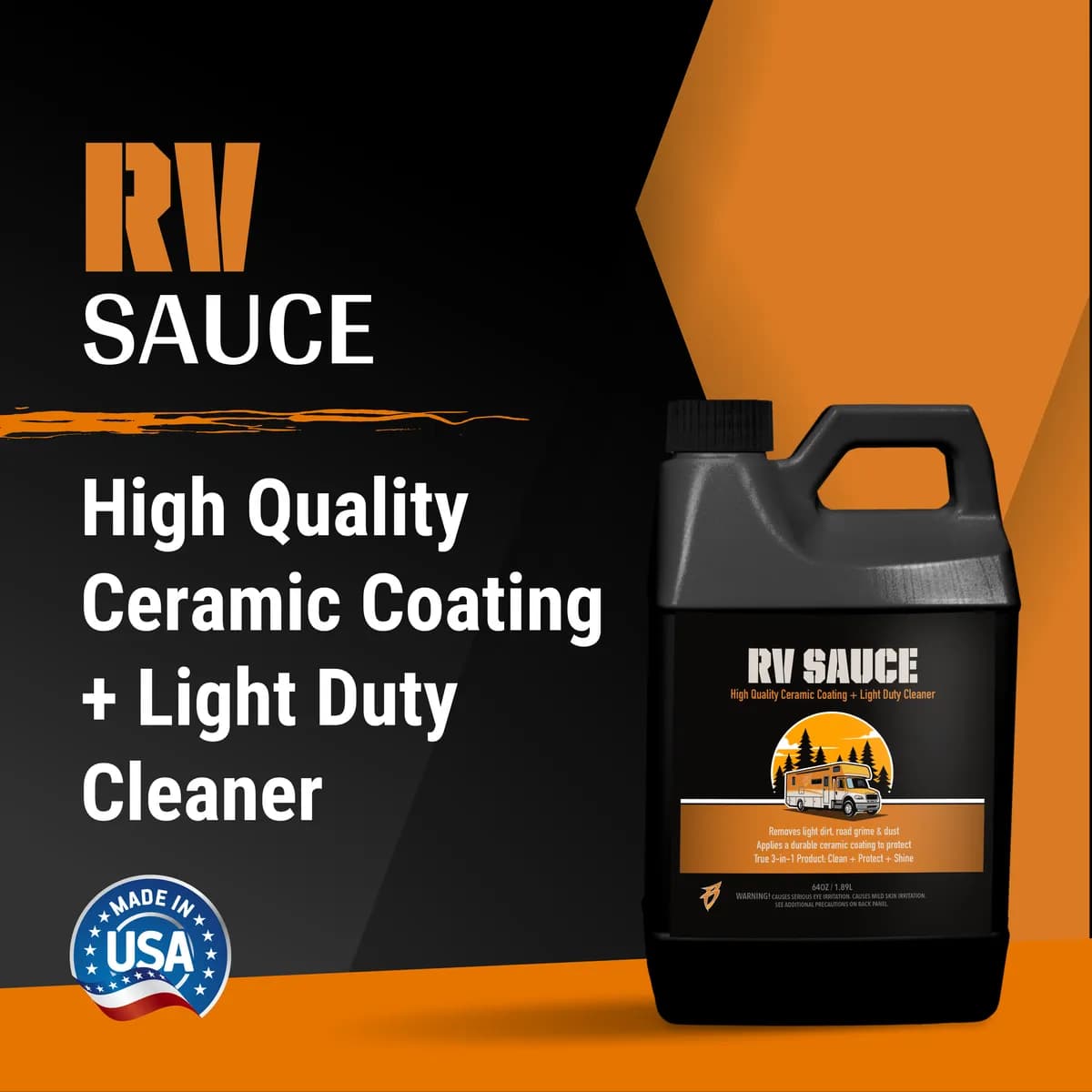 rv Sauce; Ceramic Quick Detailer For Exterior Side Surfaces; Painted Gelcoated