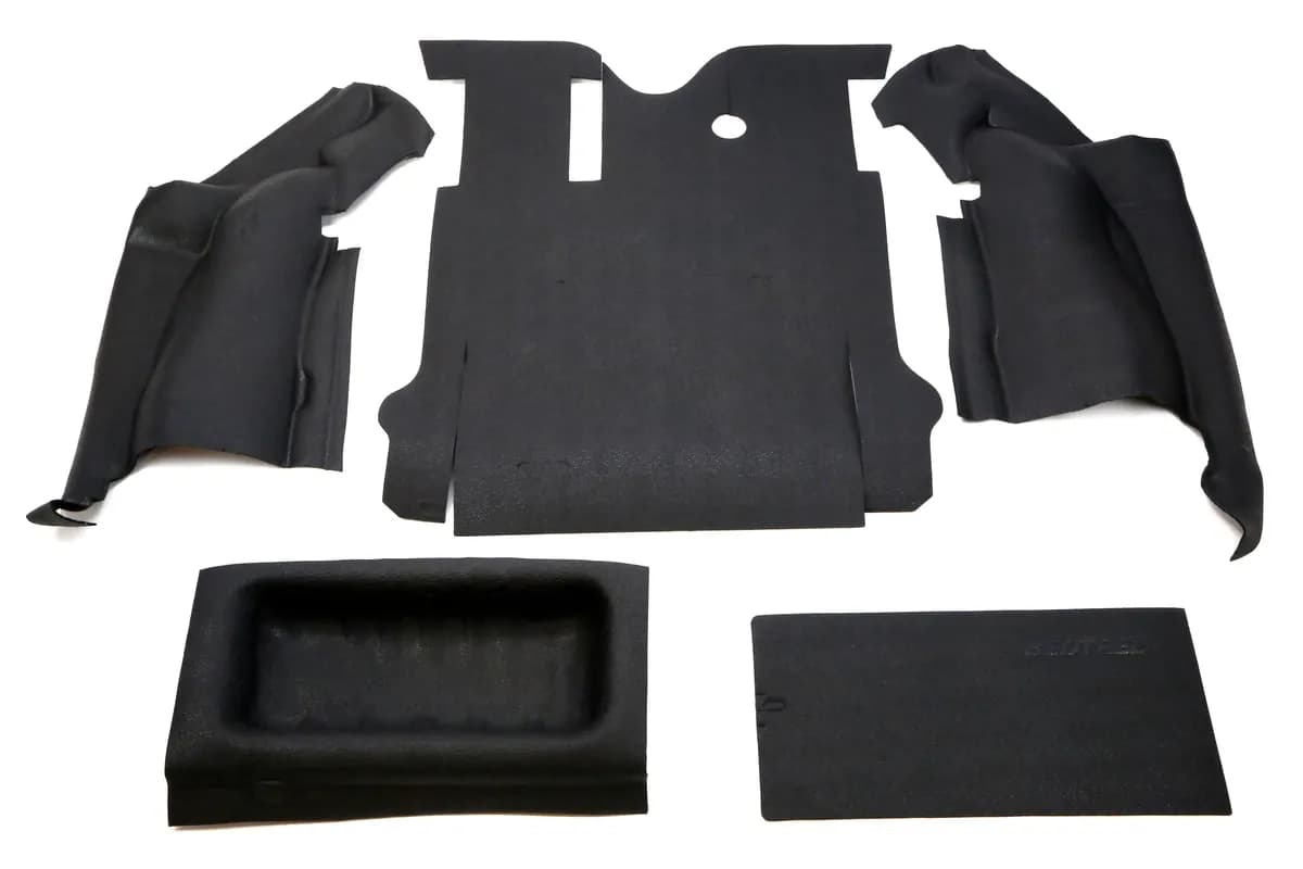 1118 Wrangler JK Unlimited 5pc Composite Cargo/Rear Kit Bedtred W/Tailgate And Tubliner Gray