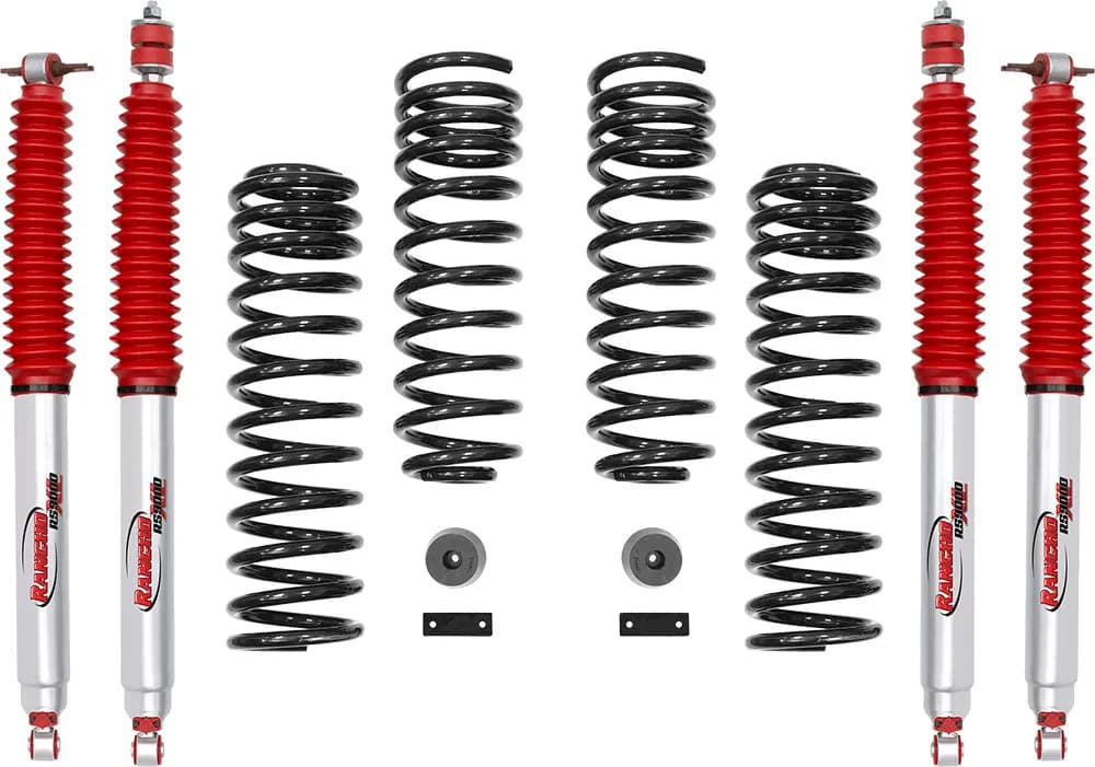 Rancho 2in Sport Lift Kit Suspension System w/RS9000XL Shocks - JK 4dr