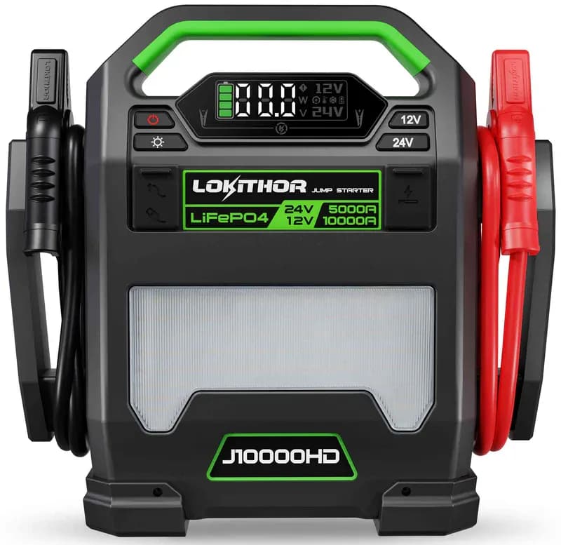 Lokithor J10000 HD LOKITHOR J10000HD 12V 10000 Amp and 24V 5000 Amp Jump Starter