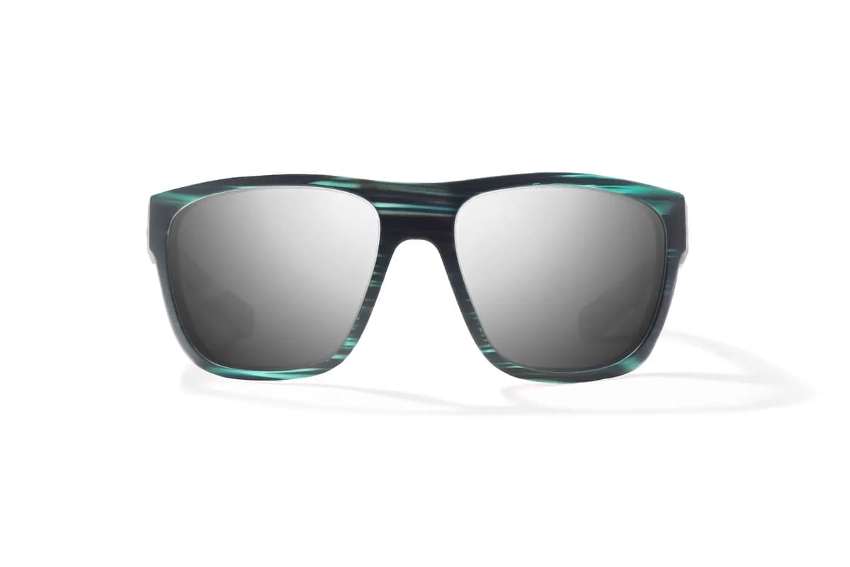 Las Rocas Blue Mirror Glass Black Matte