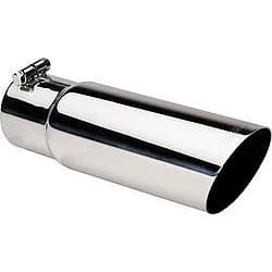 Gibson Performance Exhaust 500372 Stainless Steel Tip>Single Wall Angle Tip
