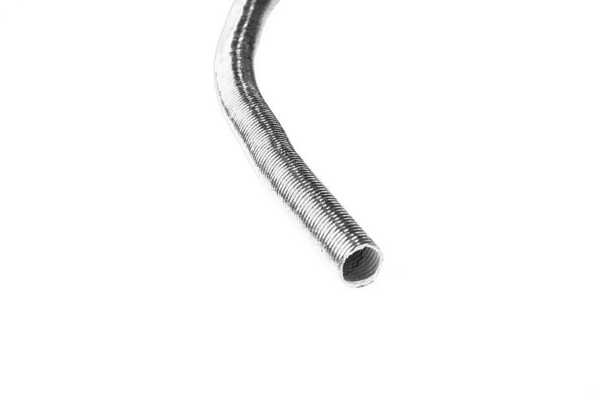 Heat Sleeve 1 1/4 Inch x 3 Foot Wire/Hose Insulation Up To 750 Degree Silver Thermo Flex Thermo Tec