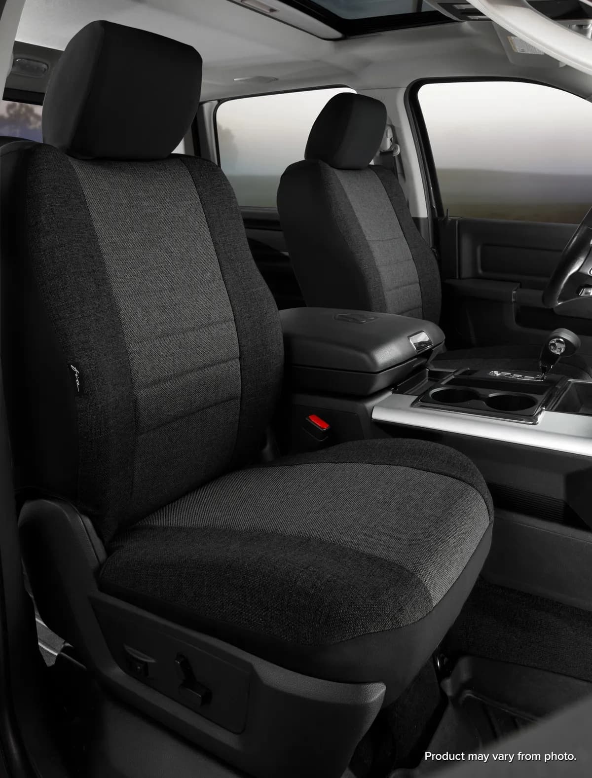 FIA OE38-22 CHARC OE30 Series - Oe Tweed Custom Fit Front Seat Cover- Charcoal