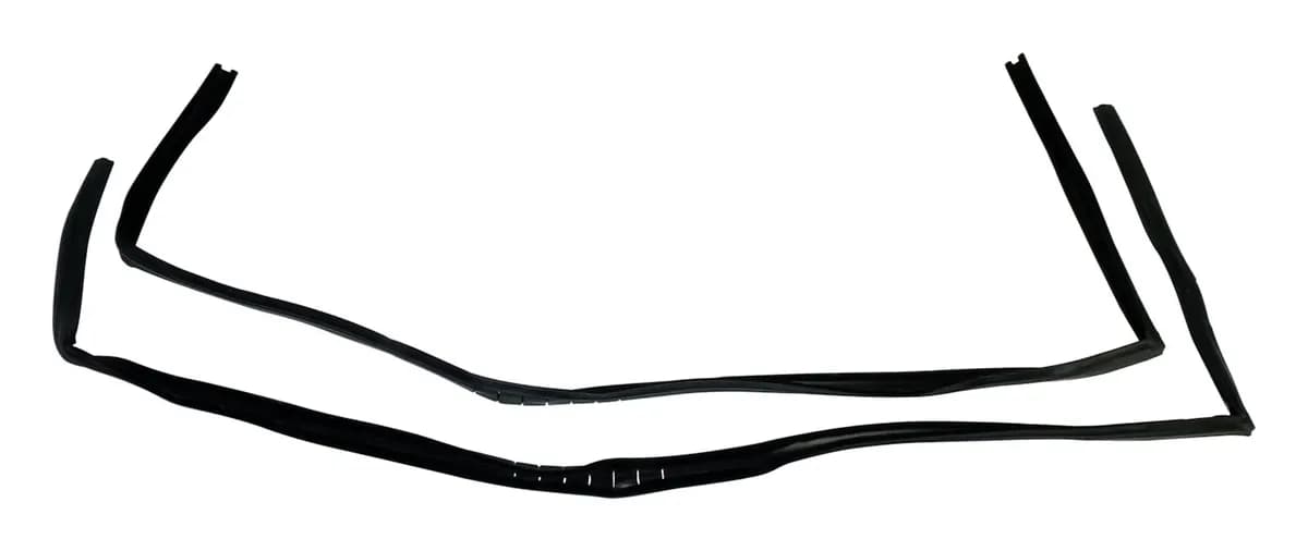 Door Glass Seal Kit For 19972006 Jeep TJ Wrangler w/ Full Steel Doors