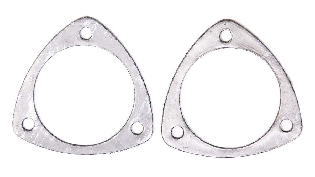 31/2in Collector Flange Gaskets 3 Bolt Holes 325/32in Bolt Hole Spacing 2/Set