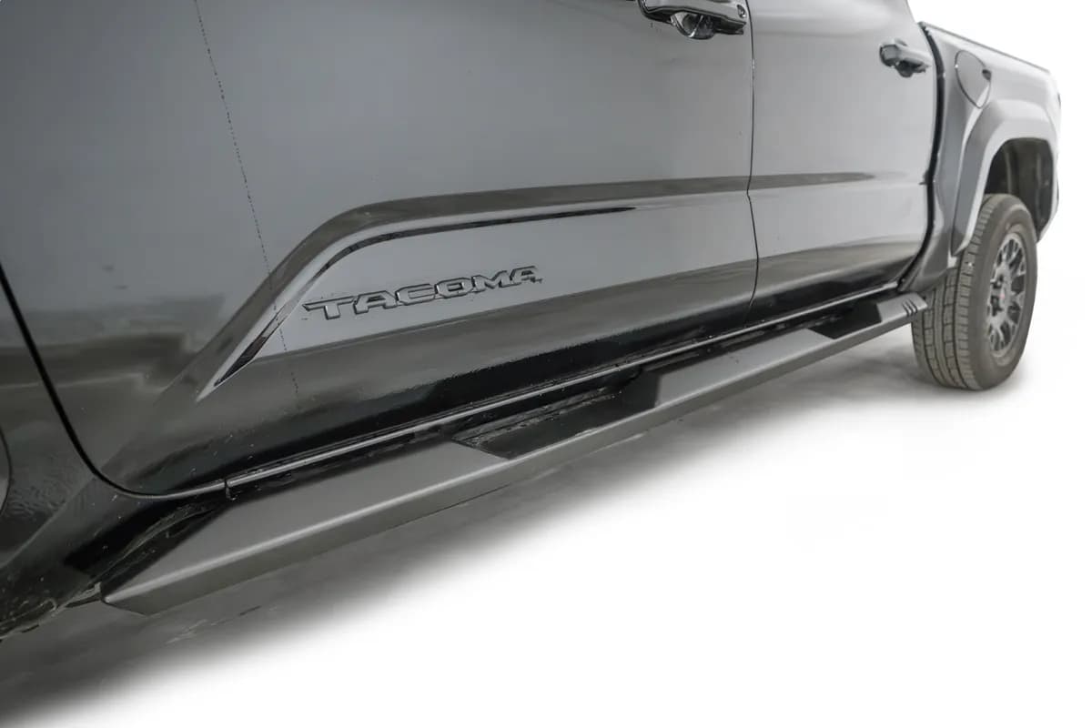 Step Slider; 125 lbs. Weight; Matte Black Powder Coat;