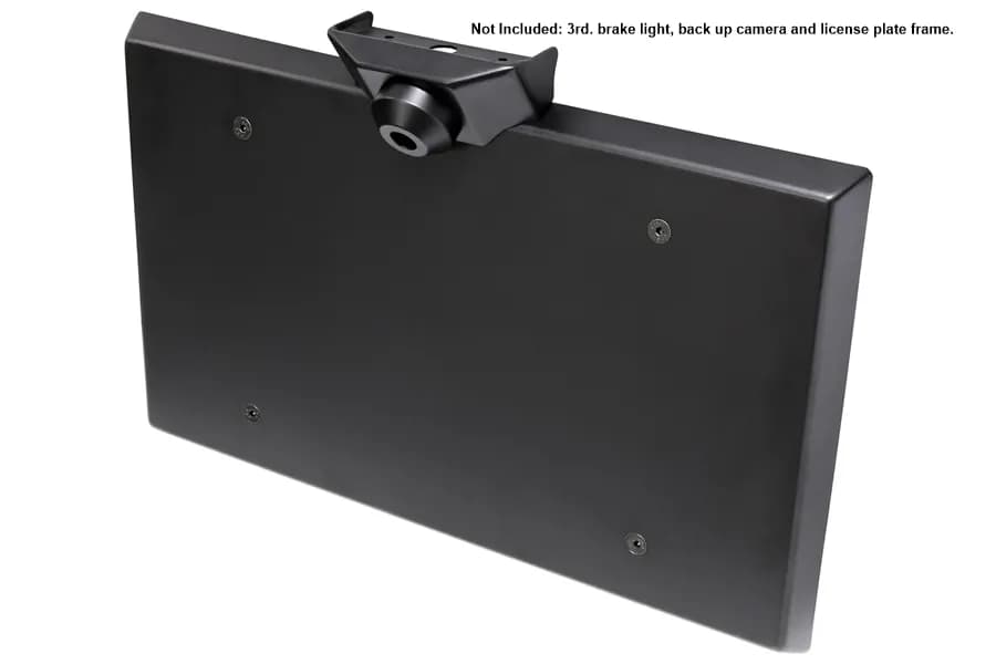 JL Spare Tire Mount Delete And Vent Cover 18-Up Wrangler JL Includes Back-Up Camera and 3rd. Brake Light Mount All Mounting Hardware RockJock 4x4