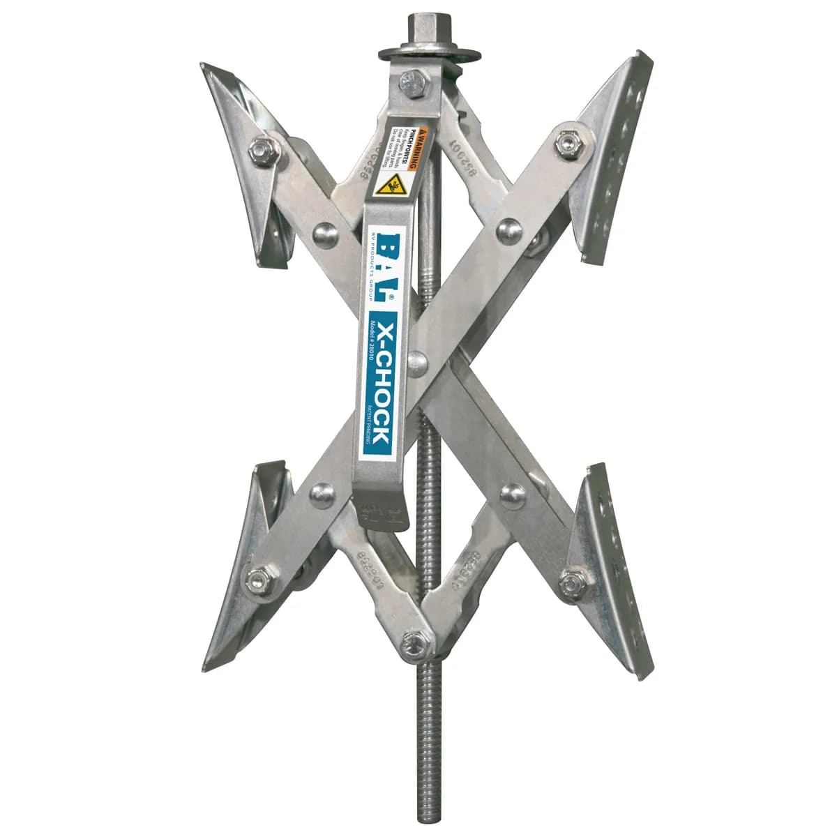 Xchock Tire Locking Chock; Pair With One Handle