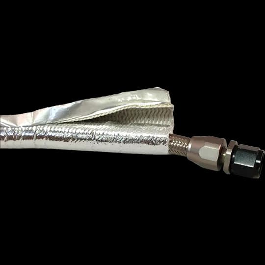 PTP Turbo Blankets Silver Heat Reflective Sleeve Adhesive (3/8in x 4ft) Universal