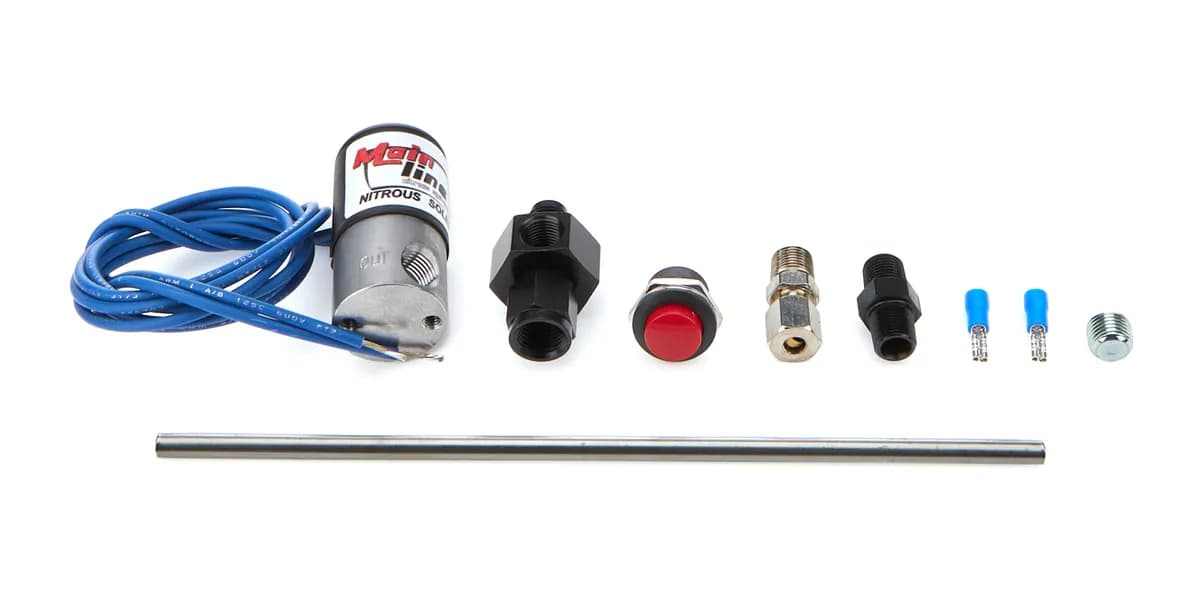 Nitrous Express - Nitrous Purge Valve (4an Manifold, Push Button, And Vent Tube) - Ml15600