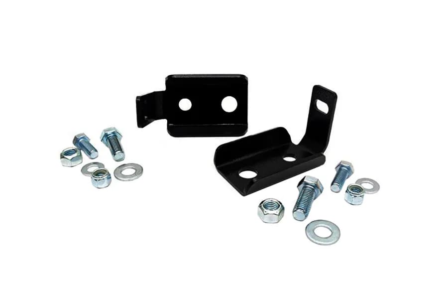 Rough Country Front Shock Relocation Brackets - JK