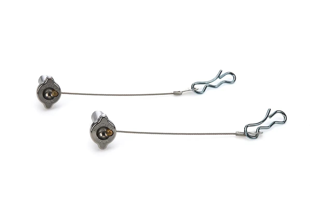 Top Wing Pin Titanium .875in x .25in Pair