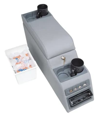 Interior Accessories 1976-1986 Center Console Gray, Locking
