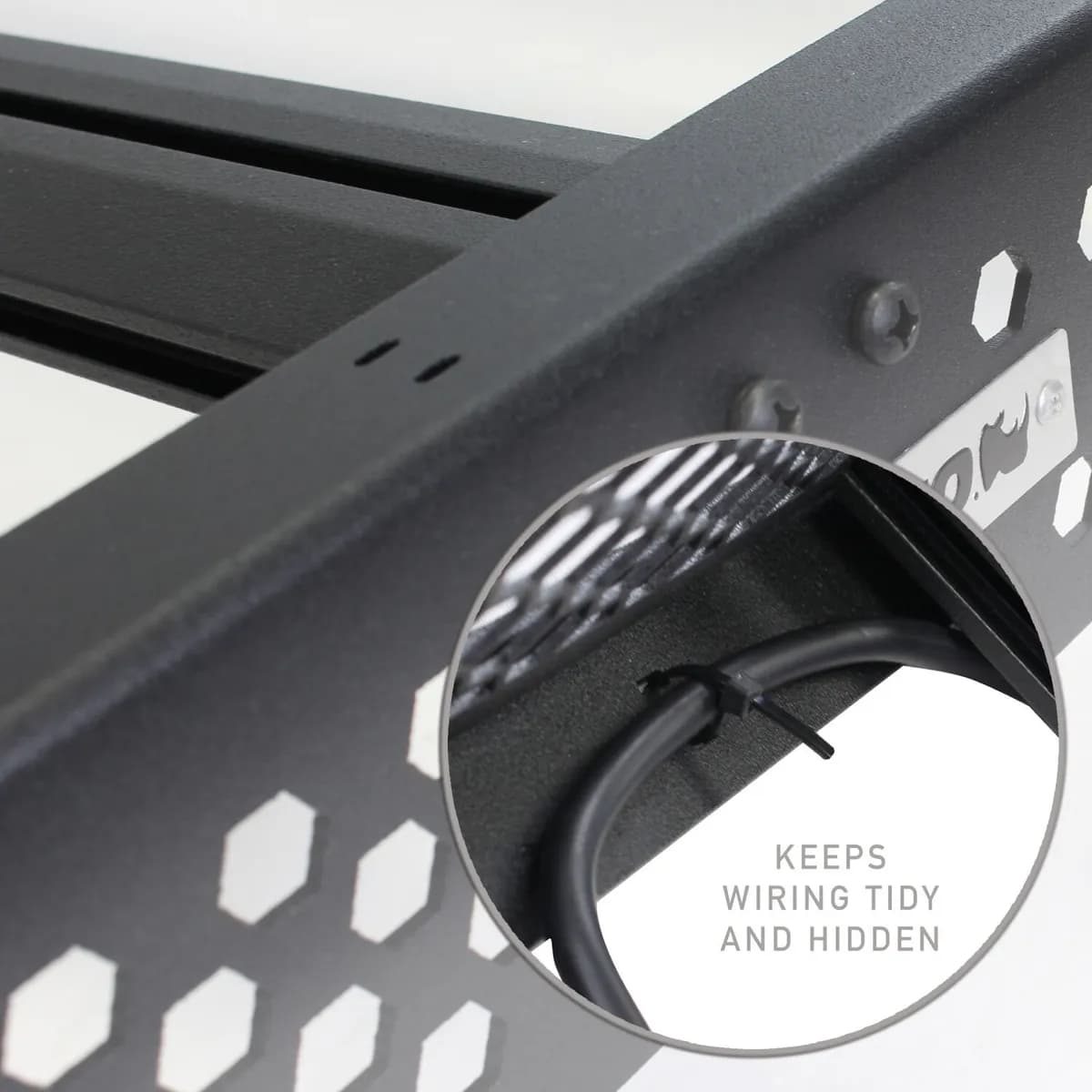 Go Rhino 5933110T - Ceros Low Profile Roof Rack - Textured Black