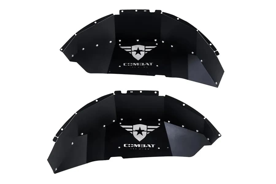 Combat Off Road Battle Ready Aluminum Inner Fender Liner Kit - Rear - JL
