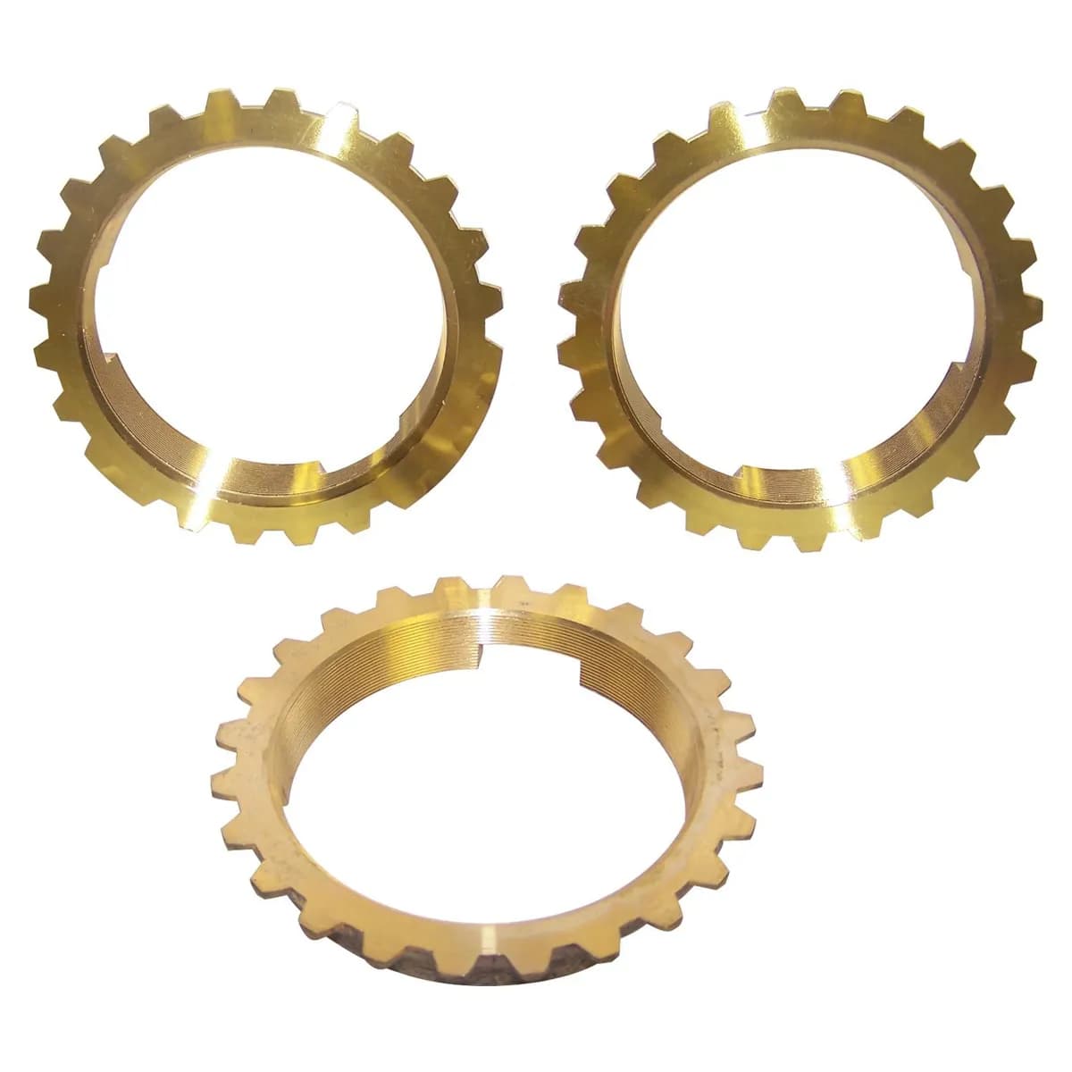 Crown Automotive Jeep Replacement J3209972 Synchronizer Blocking Ring Set for 71-75 Jeep CJ, SJ J-Series, C104 w/ T15 Trans