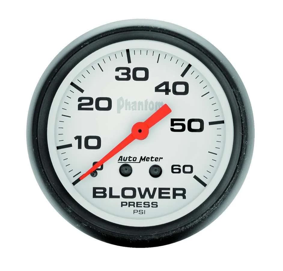 Gauge, Boost, 2 5/8", 60psi, Mechanical, Phantom