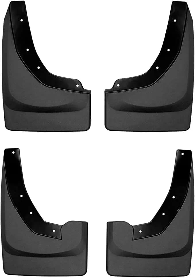 MudFlap No-Drill DigitalFit® MudFlap Kit; Black;