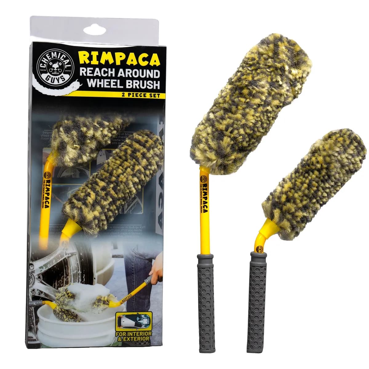 Rimpaca Reach Around Ultimate Wheel Brush Set (2 Pcs)