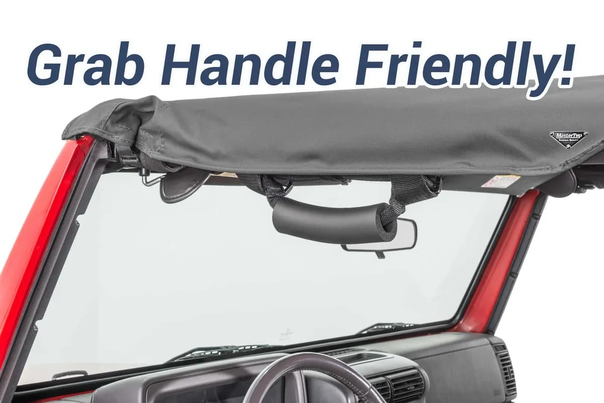 Jeep YJ Bimini Top Plus For 92-95 Wrangler YJ Black Diamond MasterTop