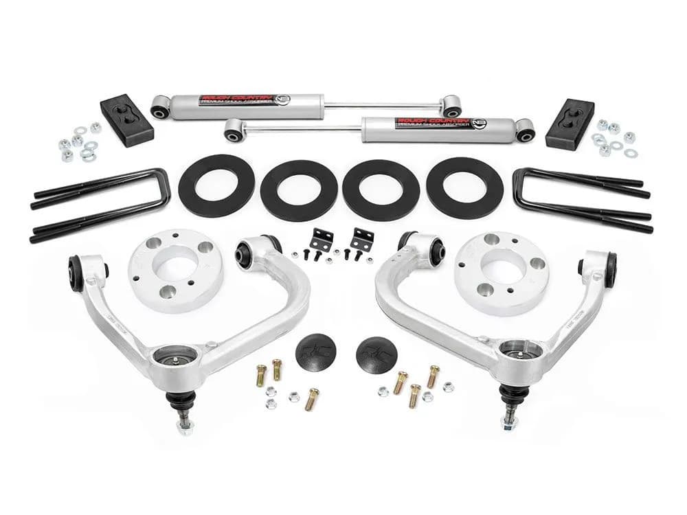 3 Inch Lift Kit Forged UCA N3 Struts Ford F-150 4WD 2023