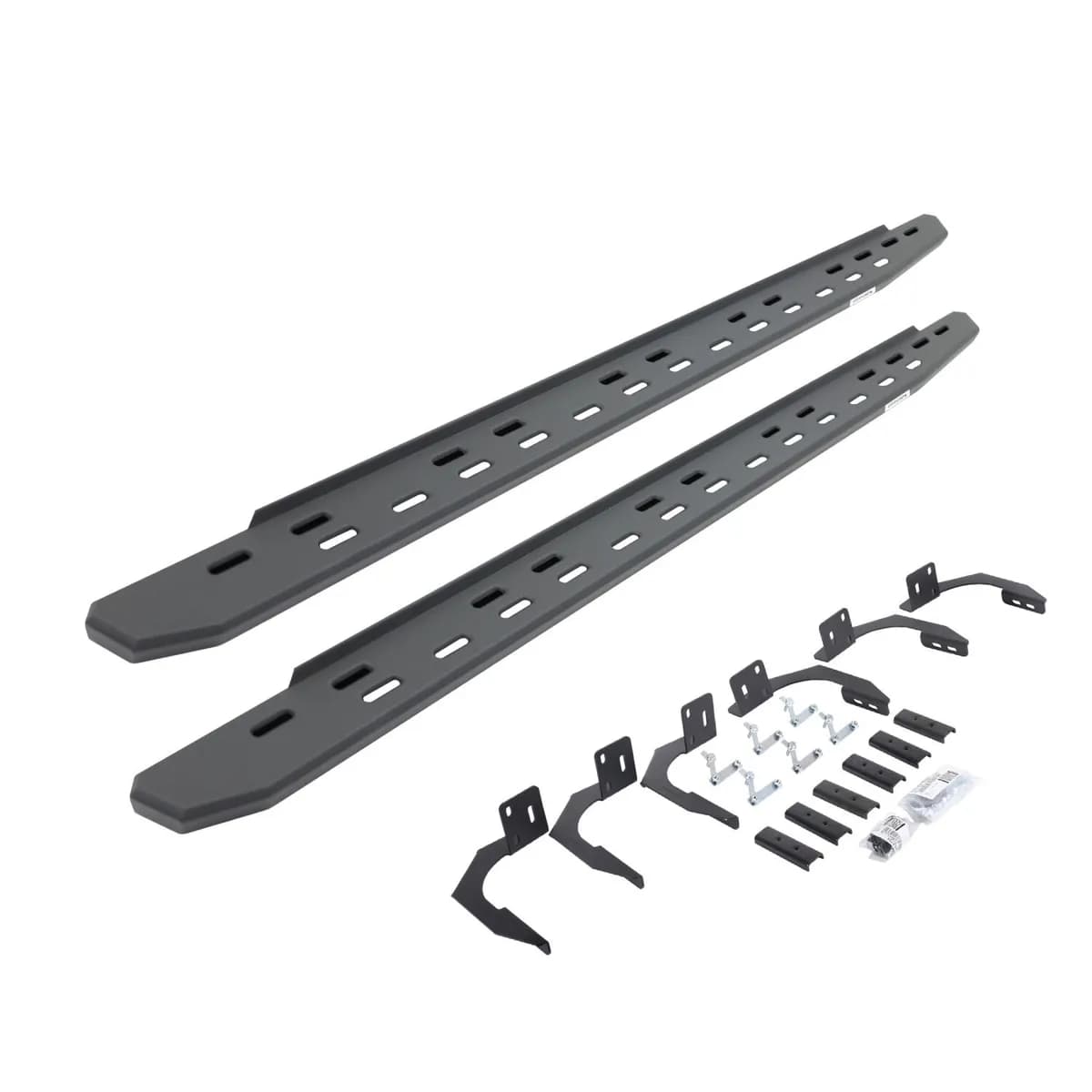 Go Rhino 69609980SPC - RB30 Slim Line Running Boards with Mounting Bracket Kit - Textured Black