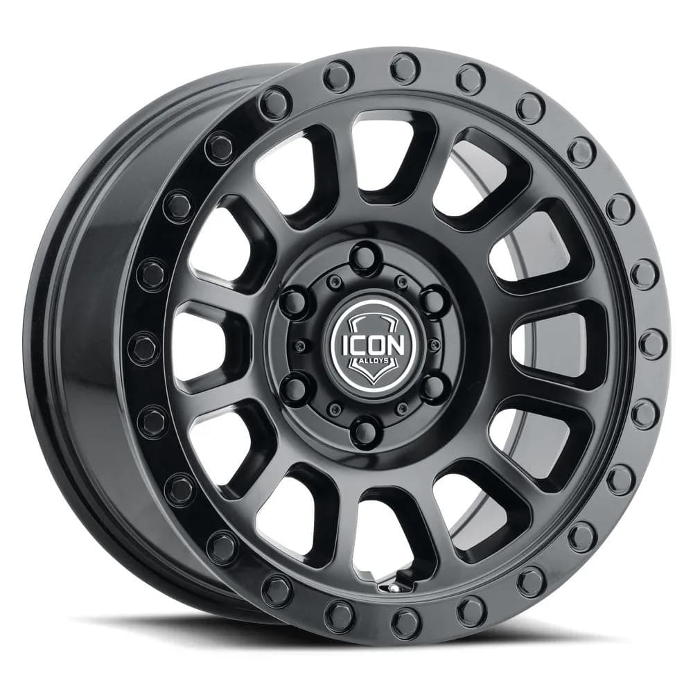Icon Suspension Icon Alloys Hulse Dbl Black - 18 x 9 / 8 x 6.5 / 12mm / 5.5 bs 8018908055db
