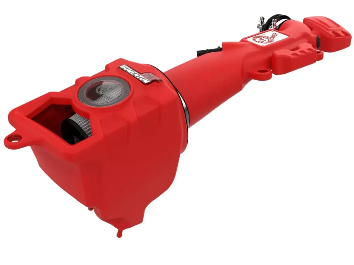 aFe POWER Momentum GT Red Edition Cold Air Intake System w/ Pro DRY S Filter - JT/JL 3.6L