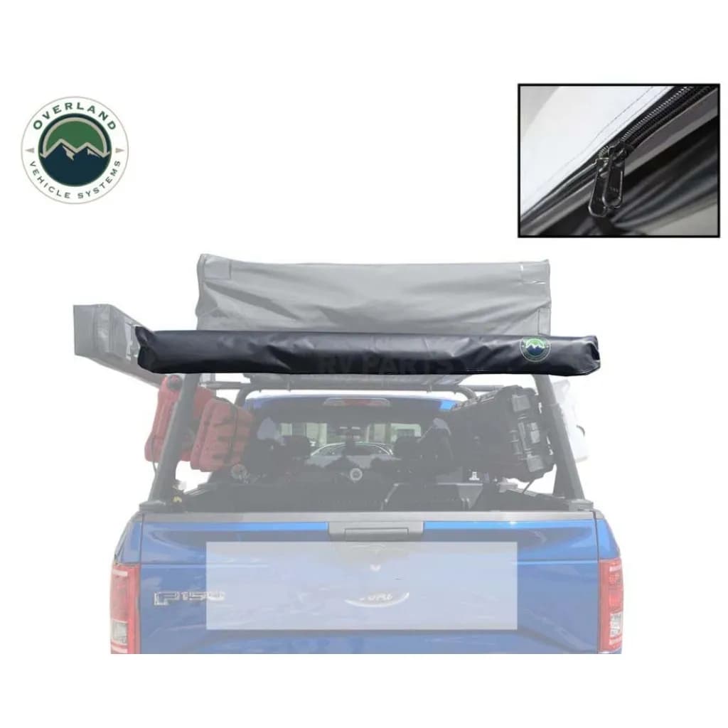Nomadic Awning 4.5 The Perfect 4.5 Awning with Black Cover Overland Vehicle Systems