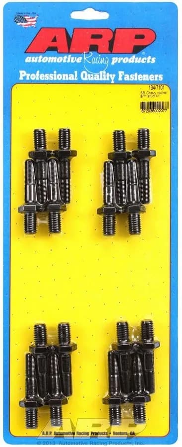 Chevy sb 3/8 Rocker Arm Stud Kit/ Adj Thread Length .800in