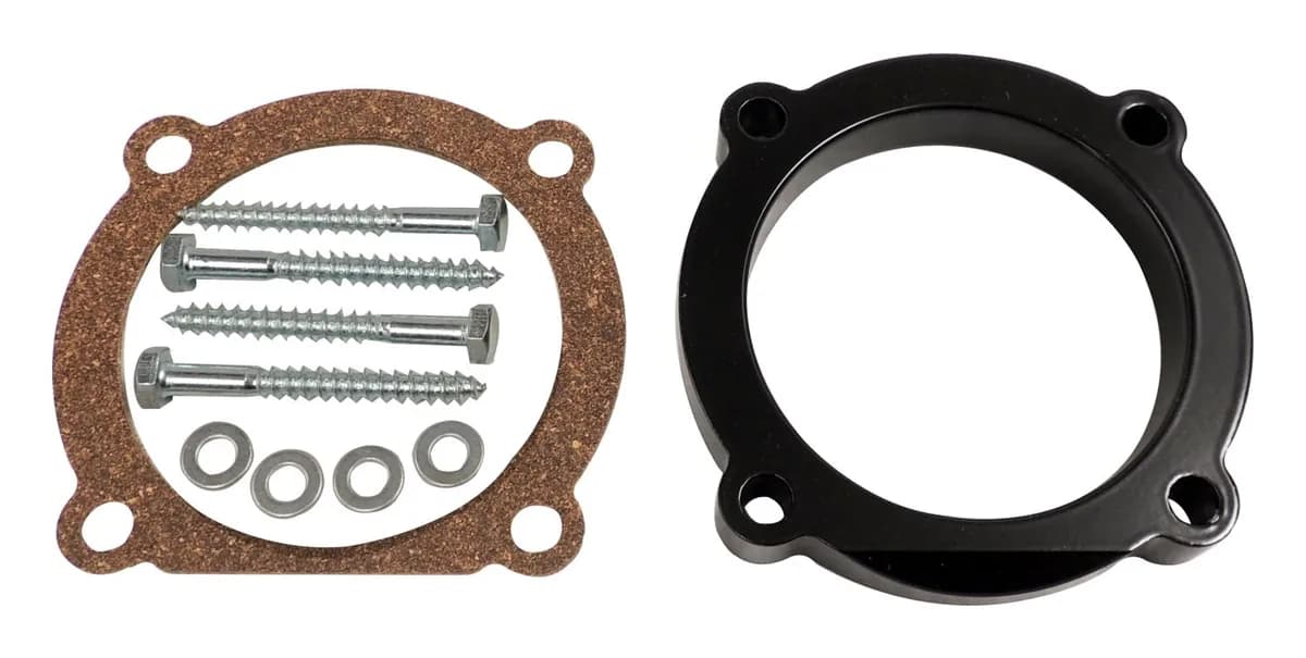 Throttle Body Spacer Kit 2012-2016 JK Wrangler w/ 3.6L Engine; 2014-2016 JK Wrangler w/ 3.0L Gasoline Engine