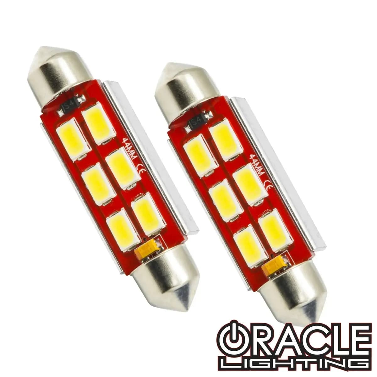 5207-001 - ORACLE 44MM 6 LED 3-Chip Festoon Bulbs (Pair) - Cool White