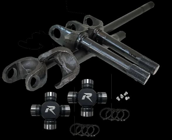 Revolution Gear Discovery Series 1978-79 Ford Dana 60 4340 Chromoly Front Axle Kit 35 Spline Chromoly U-Joints
