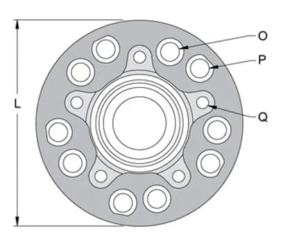 Wilwood HUB ASSEMBLYVENTEDEARLY FORD5x4.50