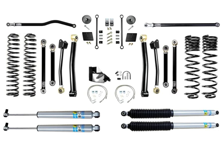 EVO Manufacturing 4.5in Enforcer Stage 4 Plus Lift Kit w/ Bilstein Shocks - JT