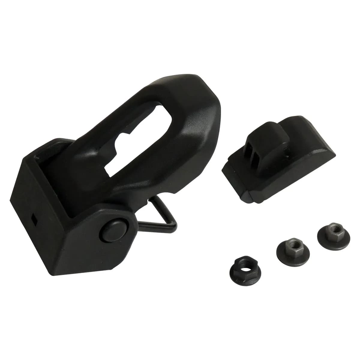 Hood Catch Kit Jeep 2018-2021 JL Wrangler 2020-2021 JT Gladiator Hood Catch Kit Includes One Hood Catch One Hood Catch Bracket and Mounting Hardware