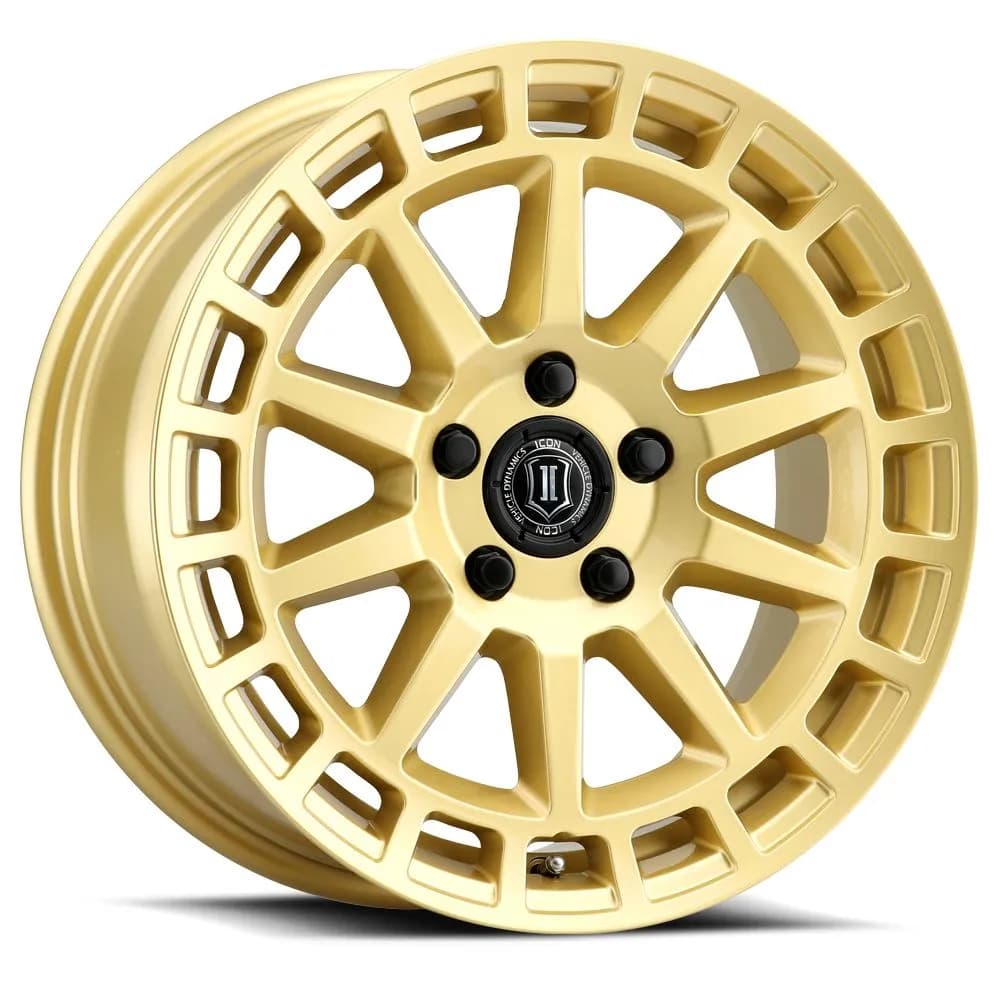 Icon Alloys Journey Gls Gld 17 X 8 / 5 X 108 / 38 Mm / 6in Bs