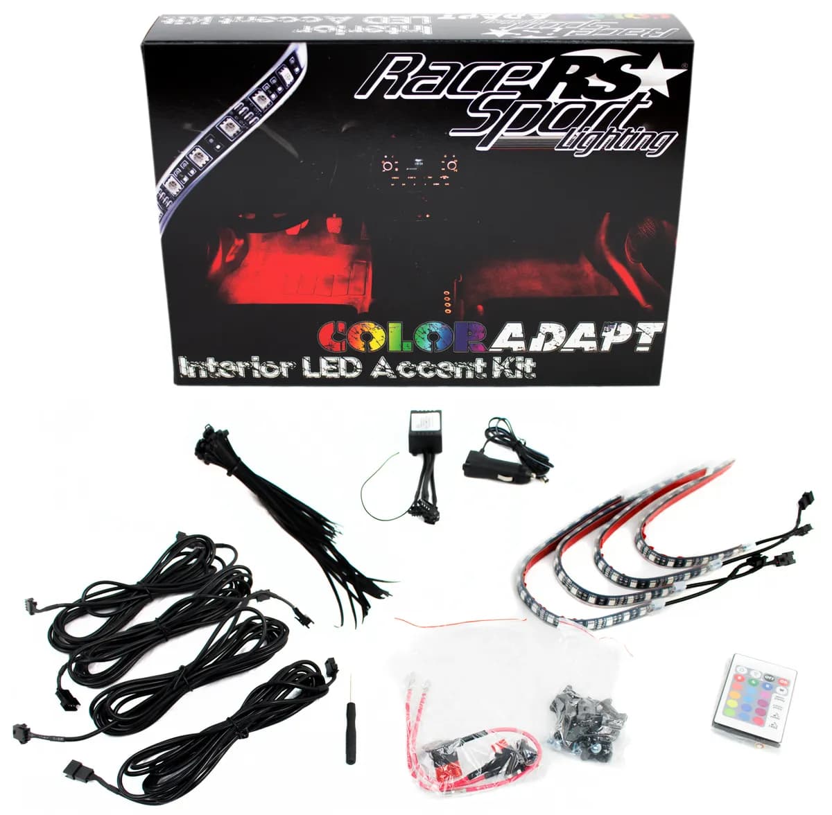 Coloradapt LED Interior Kit w/ Remote Control And Premium Microled Light Strips