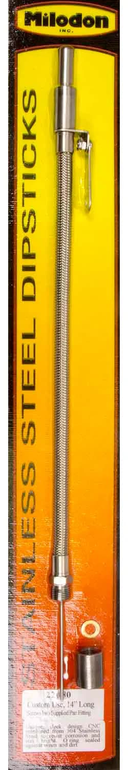 S/S Oil Dipstick - Univ. w/Weld-In Bung