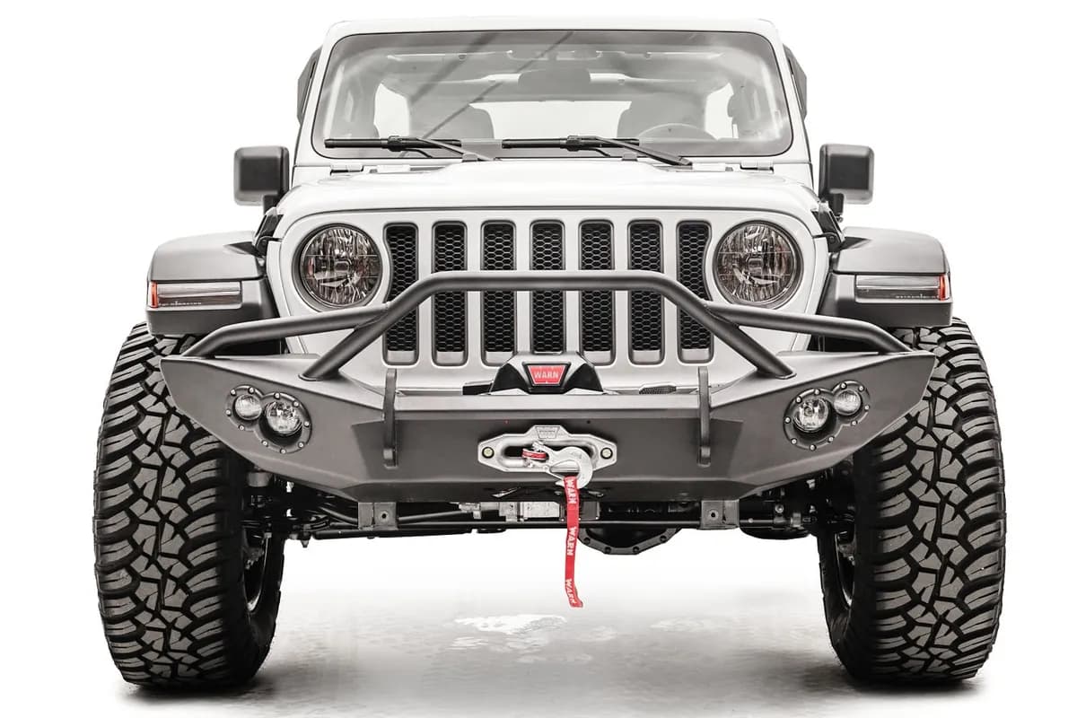 Jeep JL Lifestyle Winch Bumper w Pre-runner Guard Gladiator JT Lifestyle Winch Bumper w Pre-runner Guard