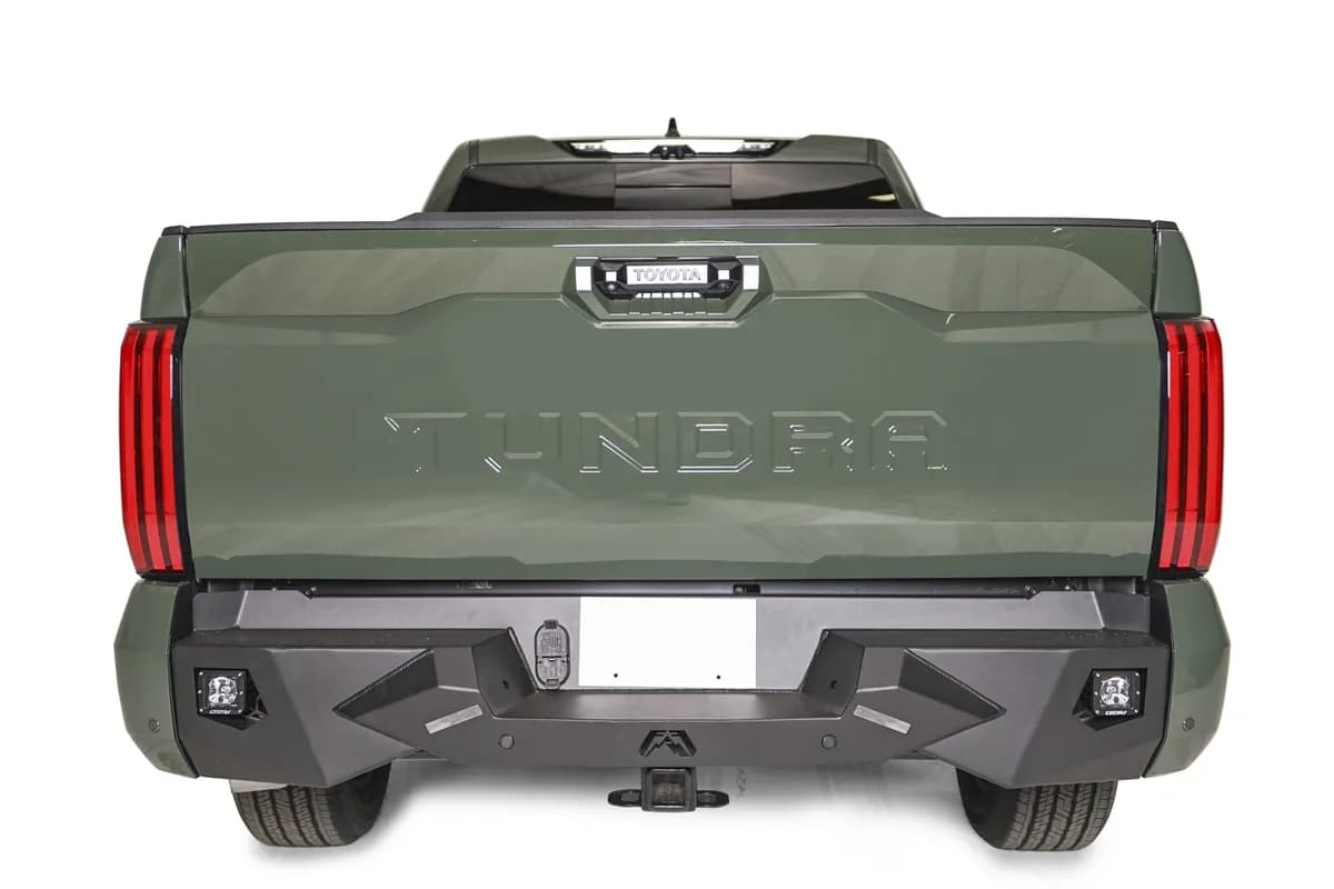 Vengeance Rear Bumper; 2 Stage Black Powder Coated;