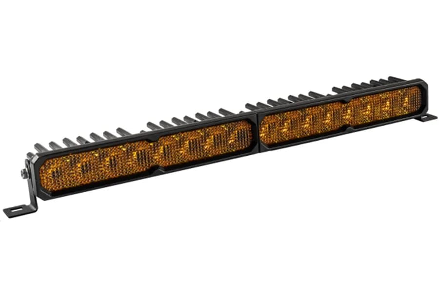 Diode Dynamics SS20 Pro LED Light Bar, Yellow - Flood (Amber Backlight)