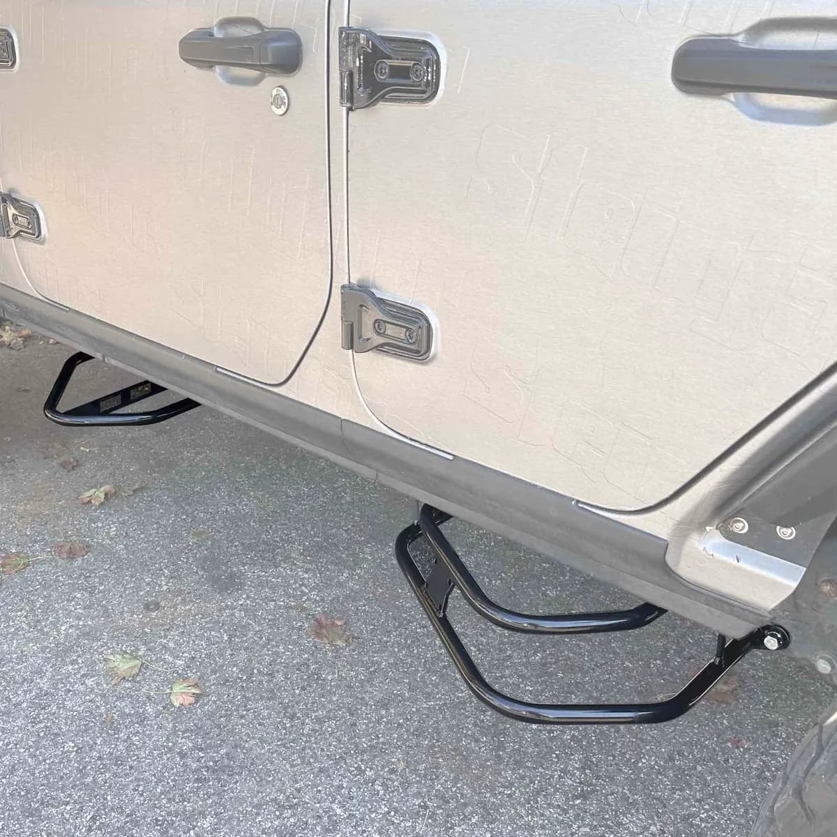 Steinjäger Steps Wrangler JLU 2019-Present Front AND Rear Step Kit 4 Door Black