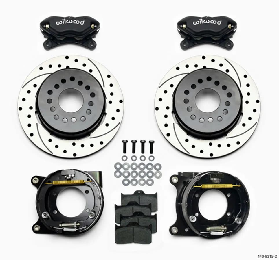 1964 - 1974 Buick, Chevrolet, Oldsmobile, Pontiac Forged Dynalite Rear Parking Brake Kit - 140-9315