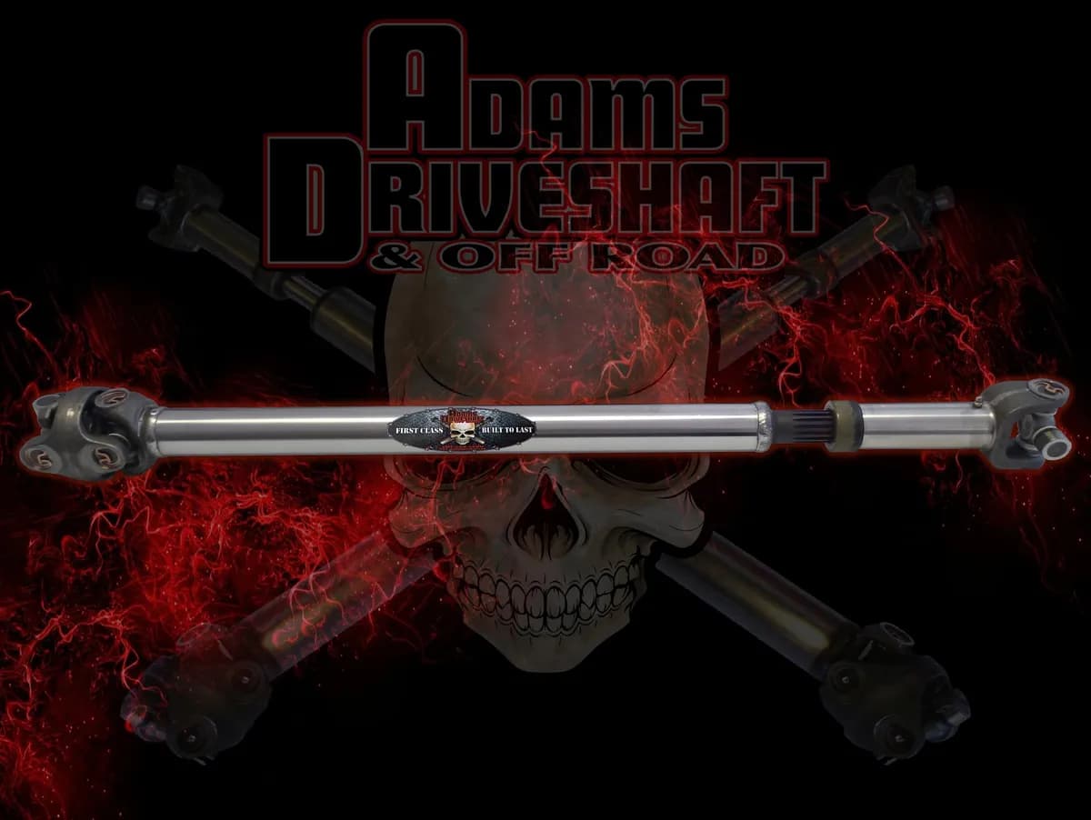 Adams Driveshaft Front Extreme Duty Solid 1310 CV Driveshaft - TJ Non Rubicon