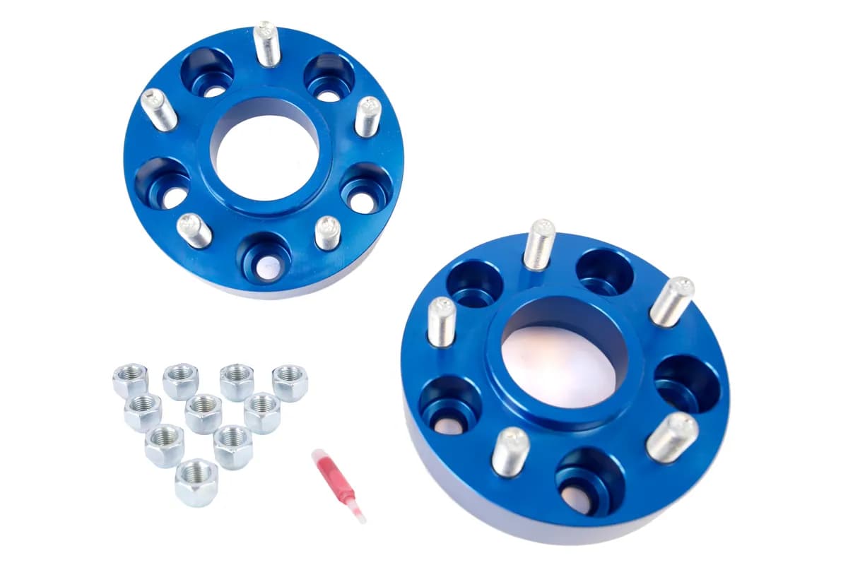 0212 Liberty/8706 Wrangler 5 X 41/2in X 11/2in Thick Blue Wheel Spacers(Pair)